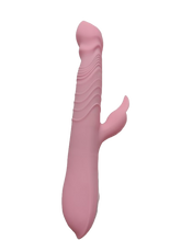 VIBRADOR RABY 703; retratil, termico, con mas de 12 funciones, silicona biomédica