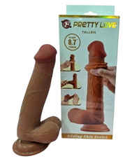952 - DILDO REALISTA: 22 CM LARGO X 4.8 CM ANCHO