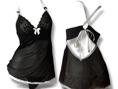 Baby Doll blanco y negro