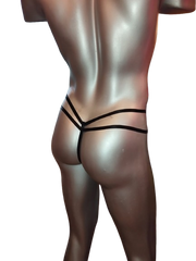 Tanga masculina tipo cuero