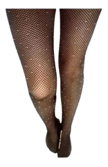 pantalón malla sexi brillante