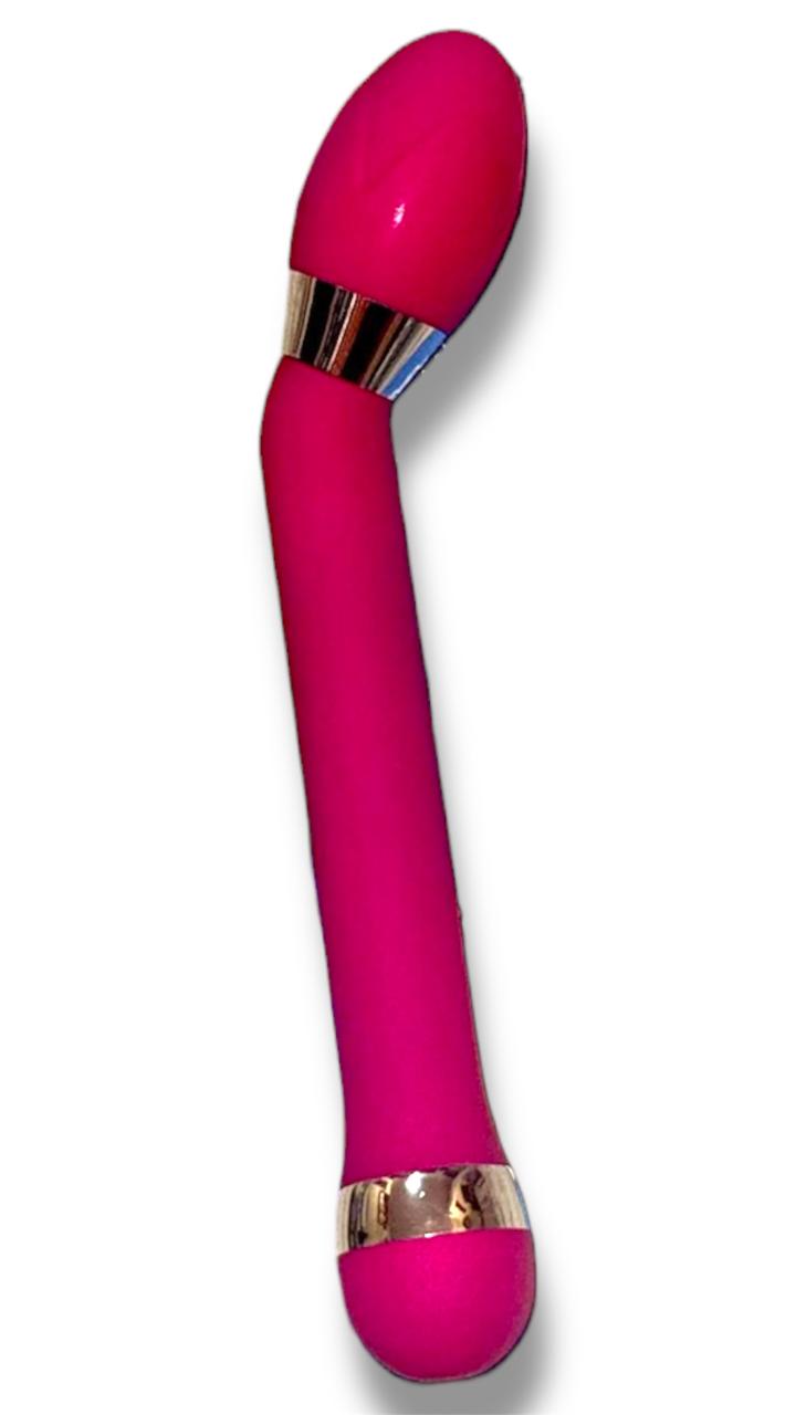 1125 - VIBRADOR CON ESTIMULADOR PUNTO G: 20 CM LARGO X 7 CM GROSOR
