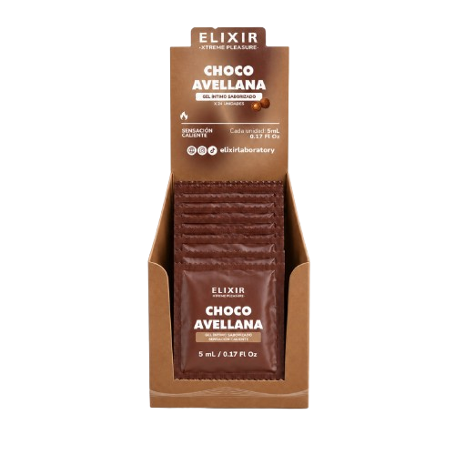 Gel Íntimo Saborizado Choco Avellana 5ML