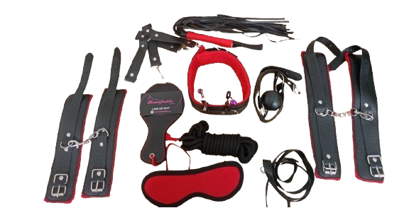 KIT DE ACCESORIOS FETICHE BDSM 745