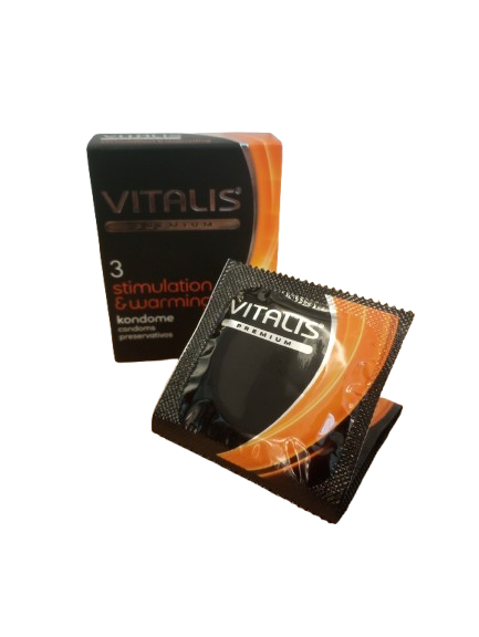 Condón Vitalis Sensación caliente