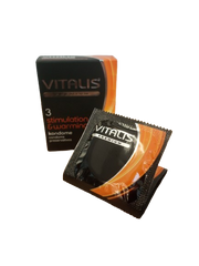 Condón Vitalis Sensación caliente