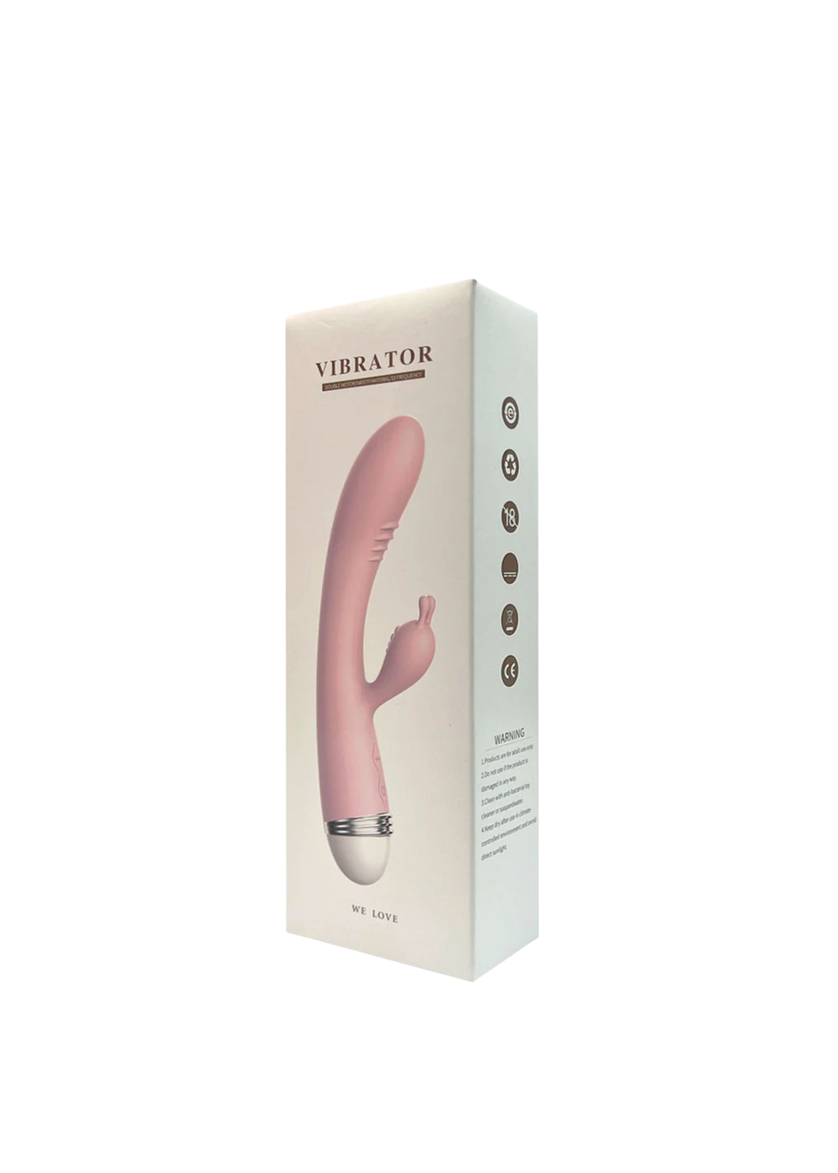 835 Vibrador Tipo Rabbit - Rosa