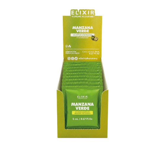Gel Íntimo Saborizado Manzana Verde 5ML