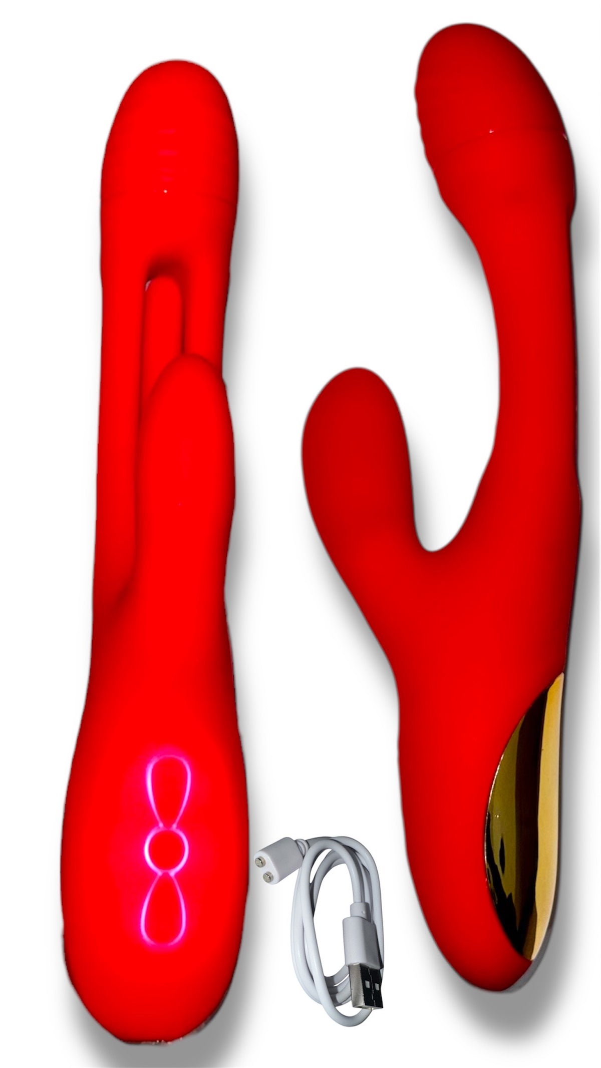 Vibrador con Estimulador 1018