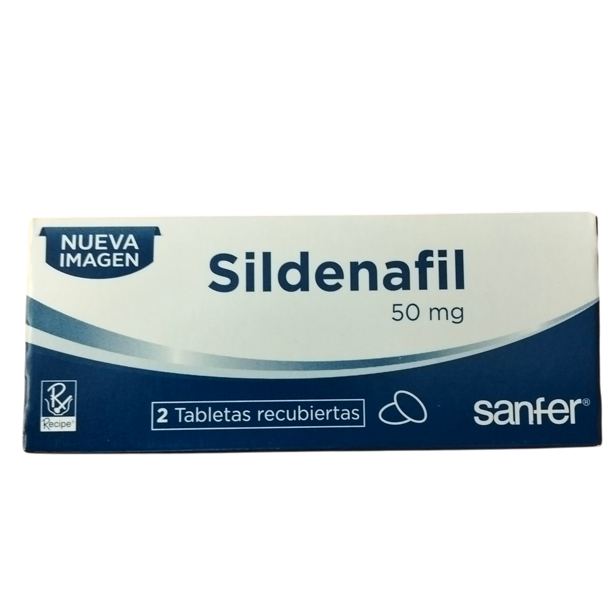 Sildenafil 50 Mg Recipe Caja x 2 Tabletas Recubiertas